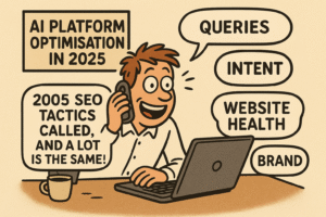 2005 called and your SEO tactics are still effective for AI platform optimisation