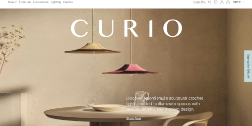 Curio Homepage 500